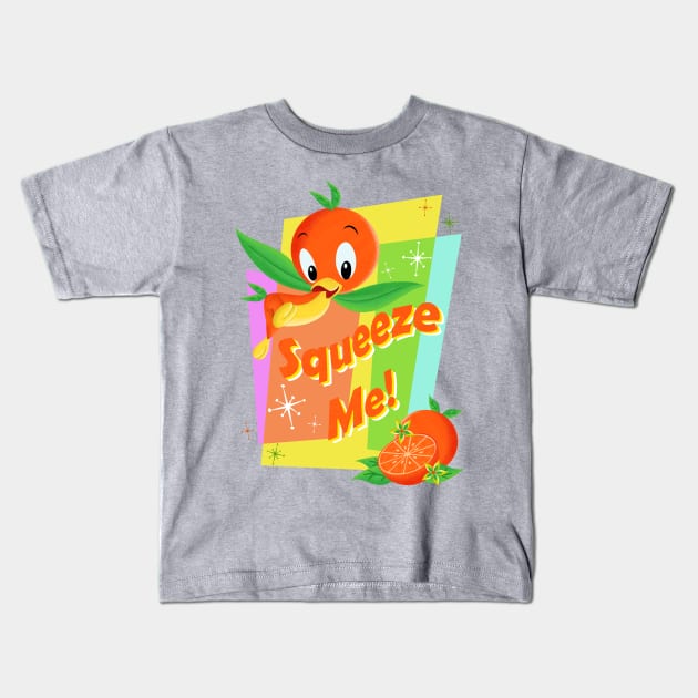 Orange Bird - Squeeze me Kids T-Shirt by Ryans_ArtPlace